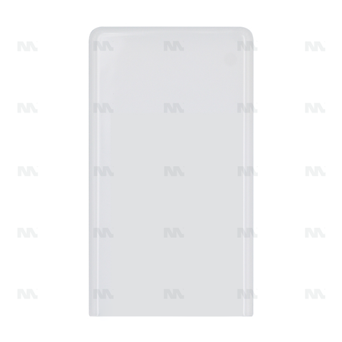 Vitre arrière pour Google Pixel 6a sans objectif, blanc craie, OEM