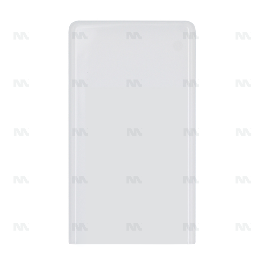 Vitre arrière pour Google Pixel 6a sans objectif, blanc craie, OEM