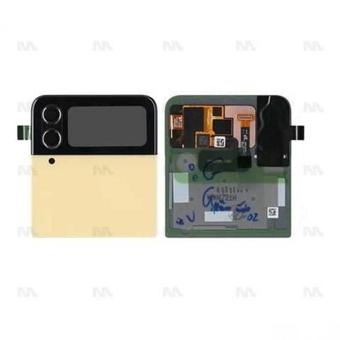 Ecran Officiel Service Pack + Vitre pour Samsung Galaxy Z Flip4 5G F721B Secondaire - Jaune