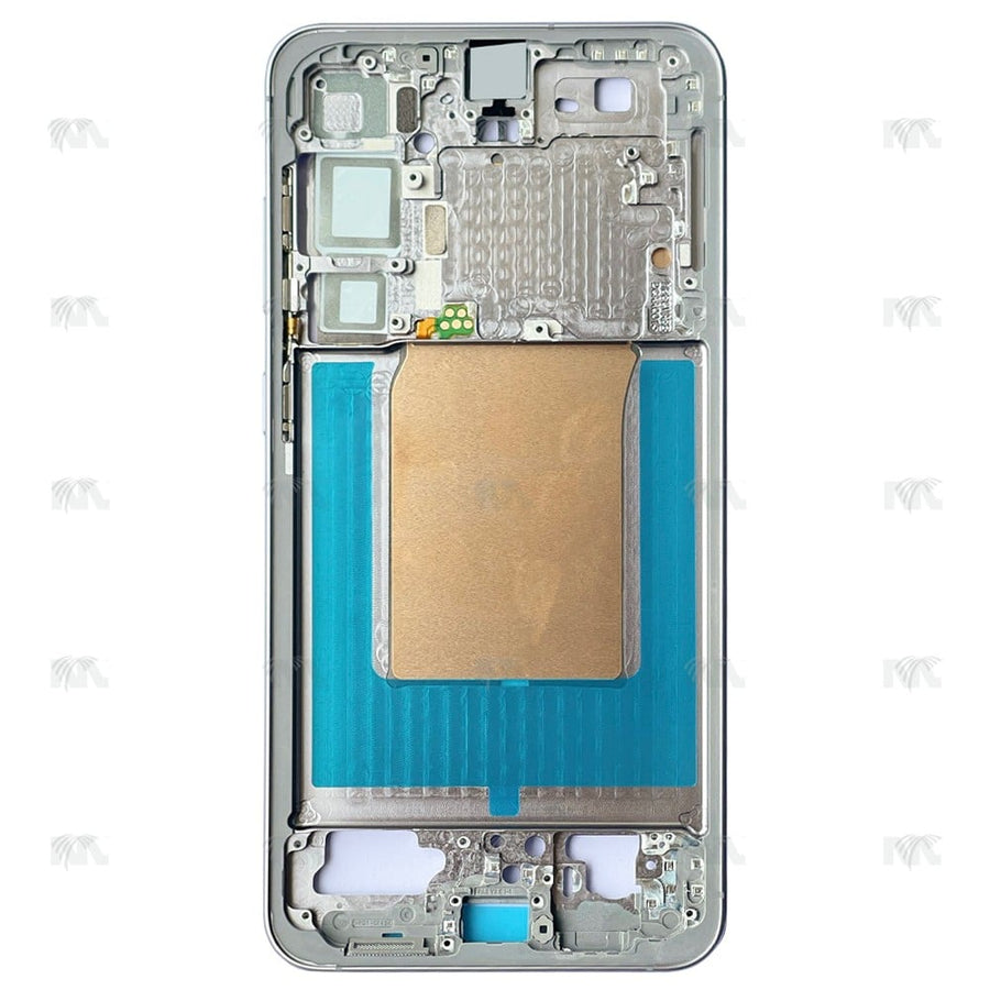 Cadre central pour Samsung Galaxy S25 Plus S936B – Argenté – OEM