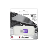 Clé USB Kingston DataTraveler MicroDuo 3C 256 Go, 200 Mo/s, double connecteur USB-A + USB-C