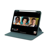 Étui de protection en cuir PU pour iPad Pro 11 (2024) Vert nuit