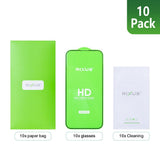 Verre trempé incurvé Rixus Clear HD pour Apple iPhone 13 Mini (lot de 10)