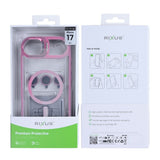 Étui Rixus Classic 03 avec MagSafe pour Apple iPhone 17 Air rose clair