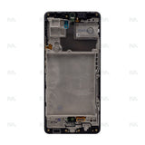 Chassis + Ecran Officiel Service Pack + Vitre pour Samsung Galaxy A42 5G A426B Prism - Dot Black