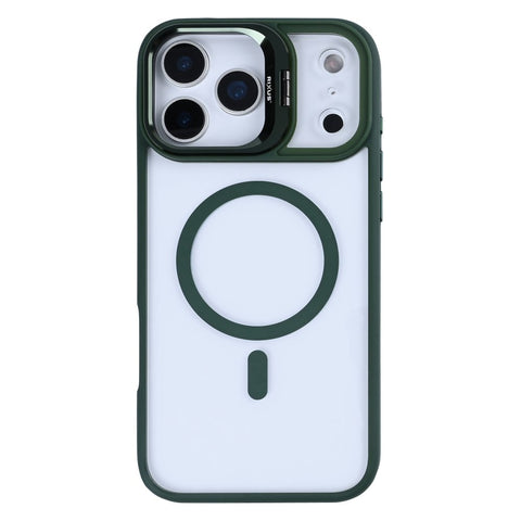 Étui Rixus Classic 03 avec MagSafe pour Apple iPhone 17 Pro Max vert foncé