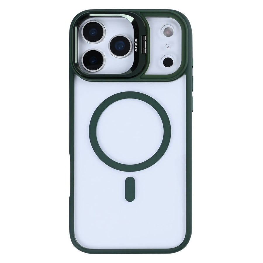 Étui Rixus Classic 03 avec MagSafe pour Apple iPhone 17 Pro Max vert foncé