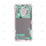 Vitre arrière pour Samsung Galaxy S9 Plus G965F avec objectif gris titane OEM