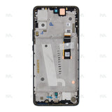Chassis + Ecran LCD complet pour Motorola Edge 30 (XT2203) (5D68C20584) - Meteor Grey