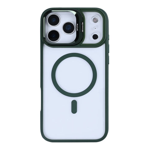 Étui Rixus Classic 03 avec MagSafe pour Apple iPhone 17 Pro vert foncé