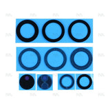 Couvercle d'objectif d'appareil photo pour Samsung Galaxy S25 Ultra S938B - Noir - OEM