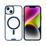 Coque Rixus Crystal Amber pour Apple iPhone 14 - Bleu