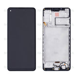 Chassis + Ecran Officiel Service Pack + Vitre pour Samsung Galaxy A21s A217F - Noir