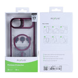 Étui Rixus Classic 03 avec MagSafe pour Apple iPhone 17 Air rose foncé