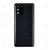 Vitre arrière pour Samsung Galaxy S10 Lite G770F avec prisme noir OEM
