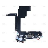 Nappe Connecteur de Charge Compatible pour Apple iPhone 15 Pro - Titane Noir