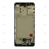 Chassis + Ecran Officiel Service Pack + Vitre pour Samsung Galaxy A41 A415F Prism - Crush Black