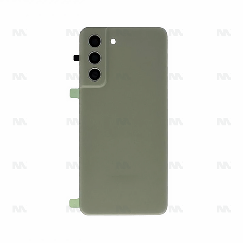 Vitre arrière pour Samsung Galaxy S21 FE G990B avec objectif Olive OEM