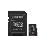 Carte Mémoire MicroSD 1To Kingston Canvas Select Plus 100R A1 C10 avec Adaptateur - Noir