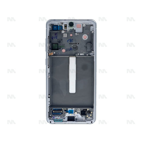 Chassis + Ecran Officiel Service Pack + Vitre pour Samsung Galaxy S21 FE G990B - Blanc