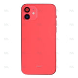 Boîtier pour Apple iPhone 12 avec petites pièces, compatible rouge