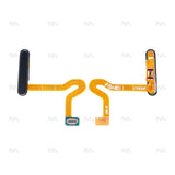 Capteur d'empreintes digitales et Nappe On/Off Samsung Galaxy Z Flip3 5G F711B Phantom Black OEM