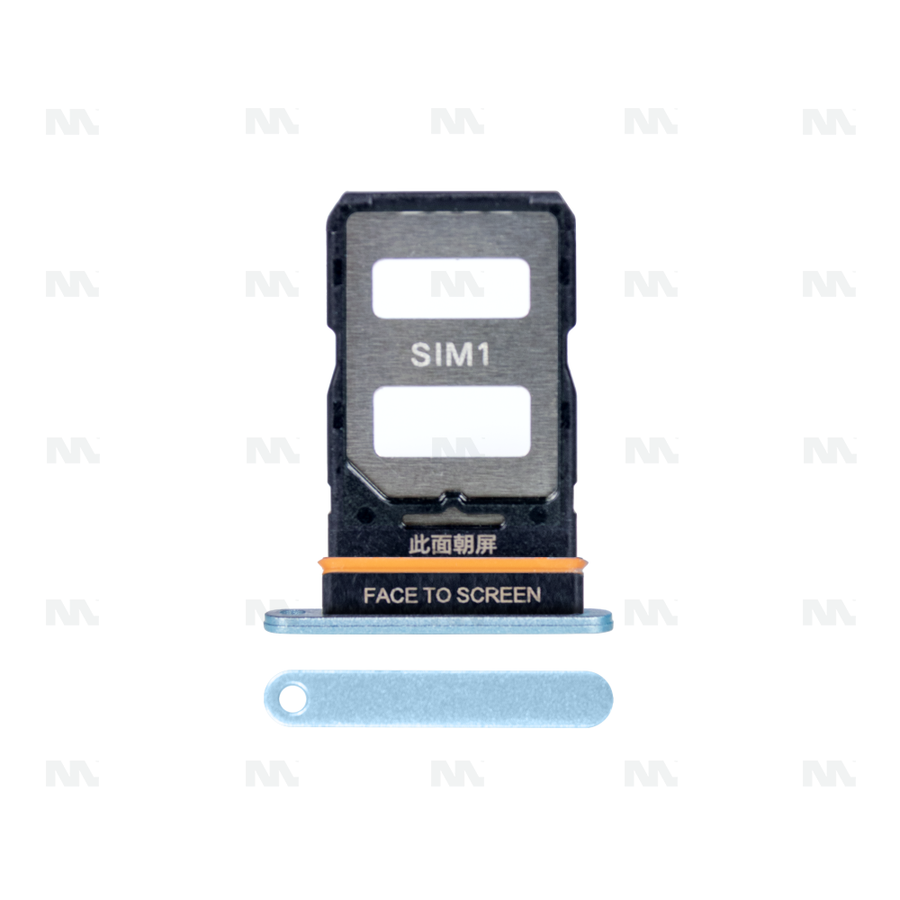 Support de carte SIM pour Xiaomi Redmi Note 12 Pro Plus - Bleu - OEM