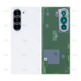 Vitre arrière pour Samsung Galaxy Z Fold6 F956B avec objectif blanc OEM