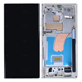 Chassis + Ecran OLED + Vitre pour Samsung Galaxy S23 Ultra S918B - Blanc Silver