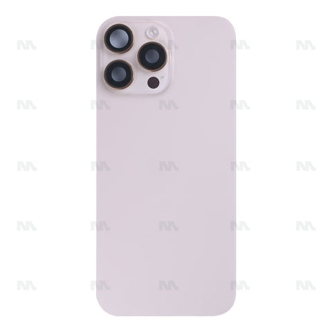 Vitre Arrière avec NFC, cadre d'appareil photo agrandi pour Apple iPhone 16 Pro - Titane désert reconditionné