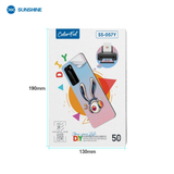 Film d'impression couleur Sunshine SS-057Y DIY (50 pièces)