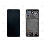 Chassis + Ecran Officiel Service Pack + Vitre pour Samsung Galaxy A72 A725F - Awesome White