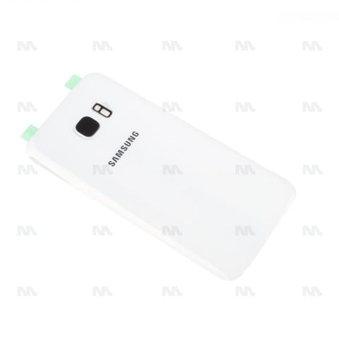 Vitre arrière pour Samsung Galaxy S7 Edge G935F avec lentille blanche OEM