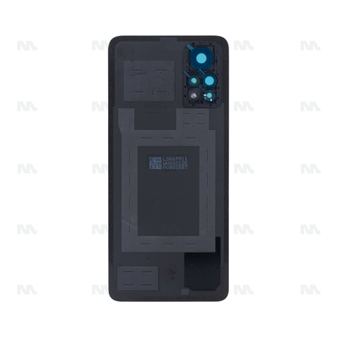 Vitre arrière pour Xiaomi Redmi Note 11 Pro avec objectif blanc polaire OEM