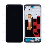 Chassis + Ecran Original OEM + Vitre pour Oppo A53 4G CPH2127 / A53S 4G CPH2139 / CPH2135 - Noir