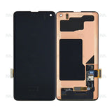 Ecran Officiel Service Pack + Vitre pour Samsung Galaxy S10 SM-G973F - Noir