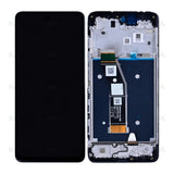 Chassis + Ecran Officiel Service Pack + Vitre pour Motorola Moto G24 (XT2423-1) - Noir