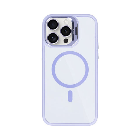 Étui Rixus Classic 03 avec MagSafe pour Apple iPhone 13 Pro Max violet clair