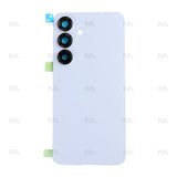Vitre arrière pour Samsung Galaxy S25 S931B avec lentille bleu glacier OEM
