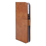 Bibliothèque Rixus pour Samsung Galaxy S26 Ultra marron clair
