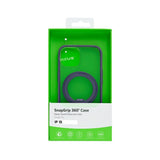 Coque Rixus SnapGrip 360 avec Anneau Support pour Apple iPhone 15 - Bleu