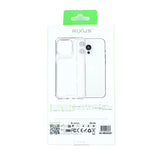 Étui antichoc Rixus Armor-X avec MagSafe pour Apple iPhone 16e transparent