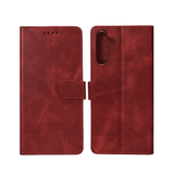 Bibliothèque Rixus pour Samsung Galaxy A05s Rouge foncé