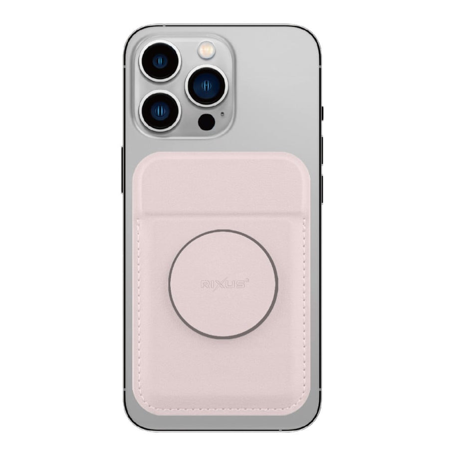 Porte-cartes Rixus RXCH20P avec MagSafe rose