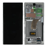 Chassis + Ecran Officiel Service Pack + Vitre pour Samsung Galaxy S23 Ultra S918B Lime - Sky Blue