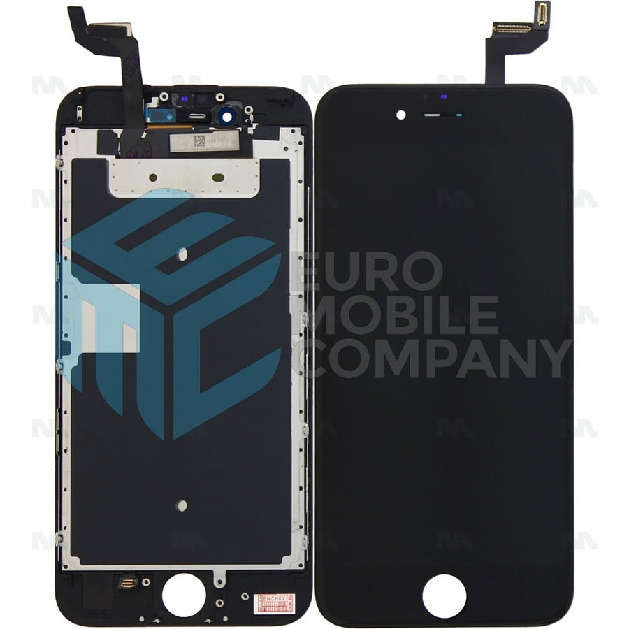 Ecran Original OEM + Vitre pour iPhone 6S Metal plate / Replacement Glass - Noir