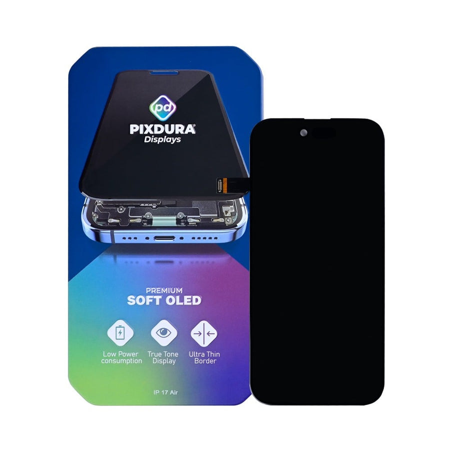 Ecran Soft-OLED Premium PIXDURA (IC Amovible) (120Hz) pour Apple iPhone 17 Air