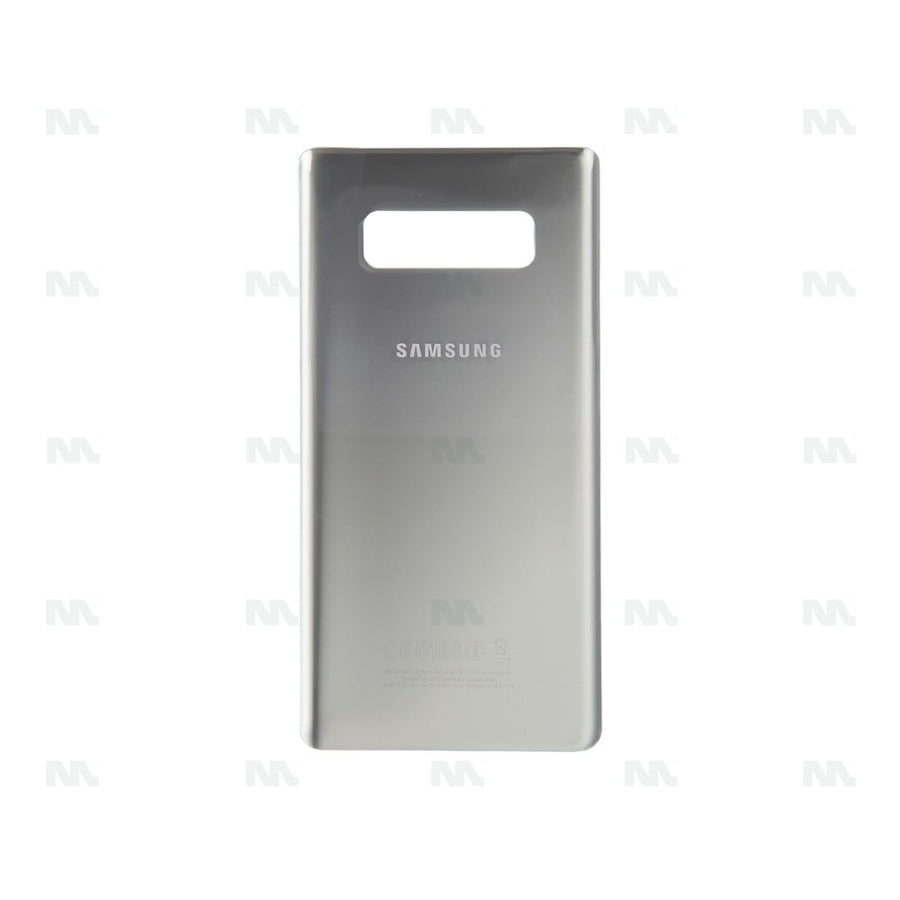 Vitre arrière pour Samsung Galaxy Note 8 N950F sans objectif, argent, OEM