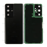Vitre arrière pour Samsung Galaxy S21 Ultra G998B avec objectif Phantom Titanium Original