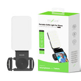 Éclairage pour selfie Rixus RXLG46 avec pince pour photographie, Tiktok, vlog, vidéo - Noir